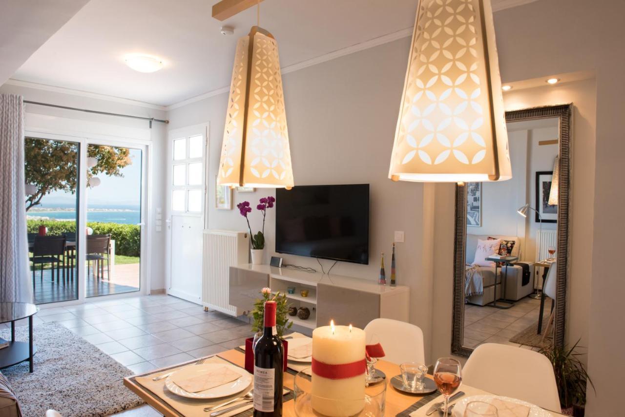 Harris Elegant House Superb View Near Airport Appartement Artemida  Buitenkant foto