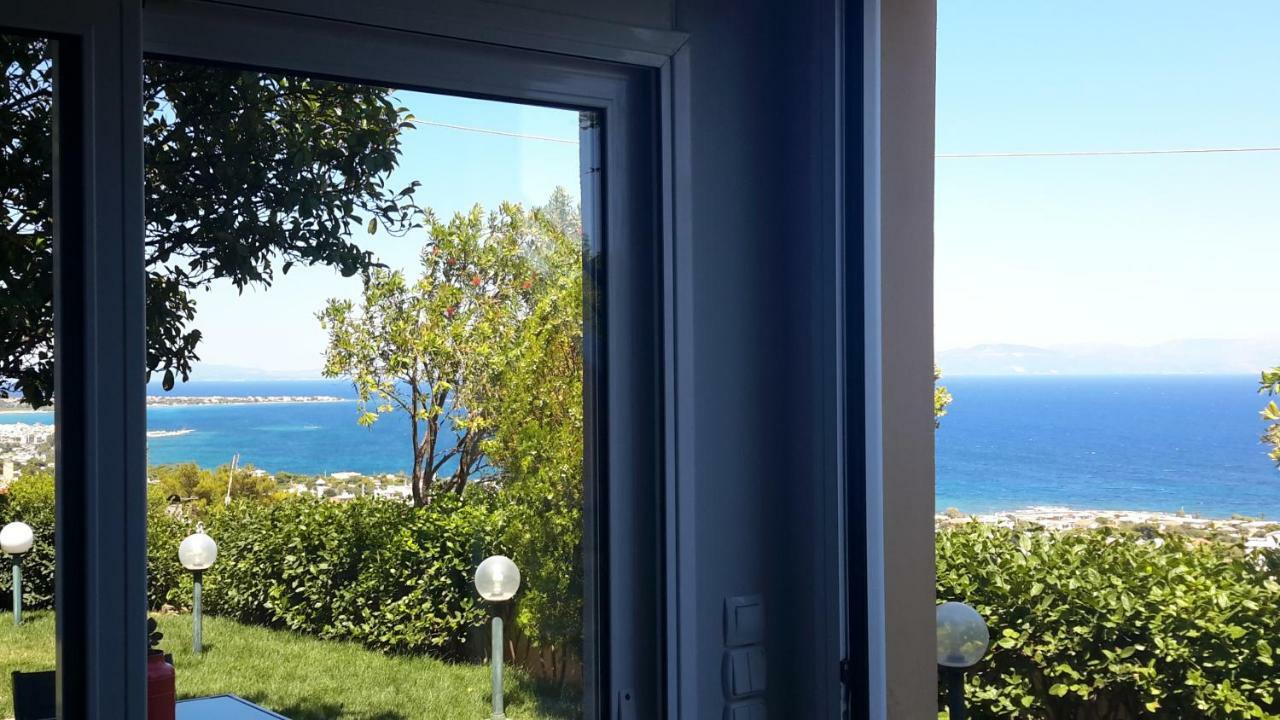 Harris Elegant House Superb View Near Airport Appartement Artemida  Buitenkant foto